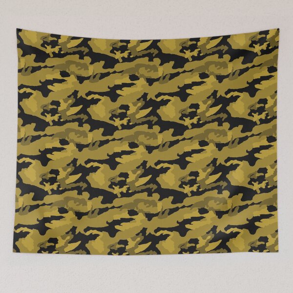 Item preview, Black And Gold Camo Pattern Seamless designed and sold by pattern-archive.