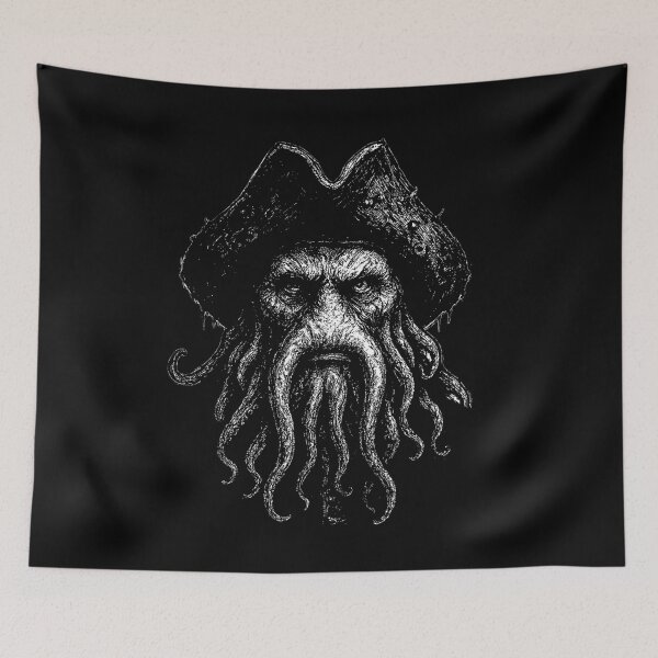 Item preview, Davy Jones Pirates of the Caribbean tee | Disney Horror Characters | Halloween Movie Graphic | Comfort Colors Vintage Tee | Cartoon Gift fan designed and sold by TheRogersCorner.