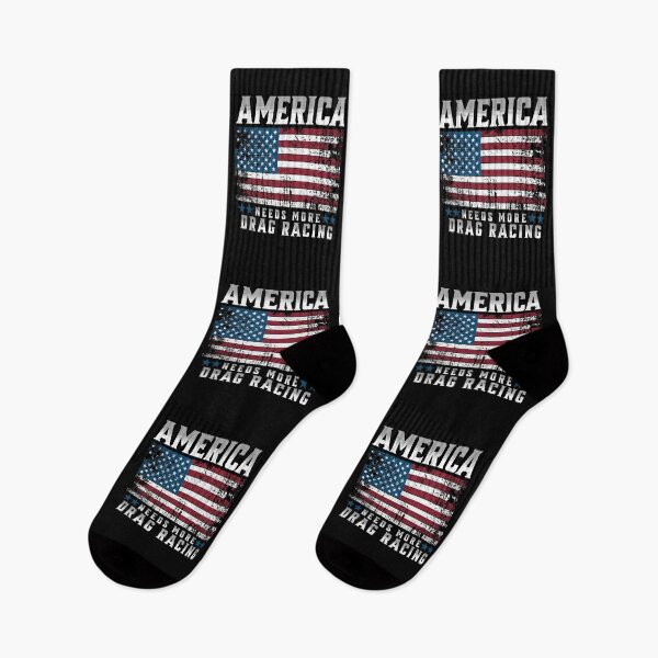 Item preview, America Needs More Drag Racing Funny Patriotic USA Drag Racing Car Enthusiast designed and sold by CarantinedChaos.