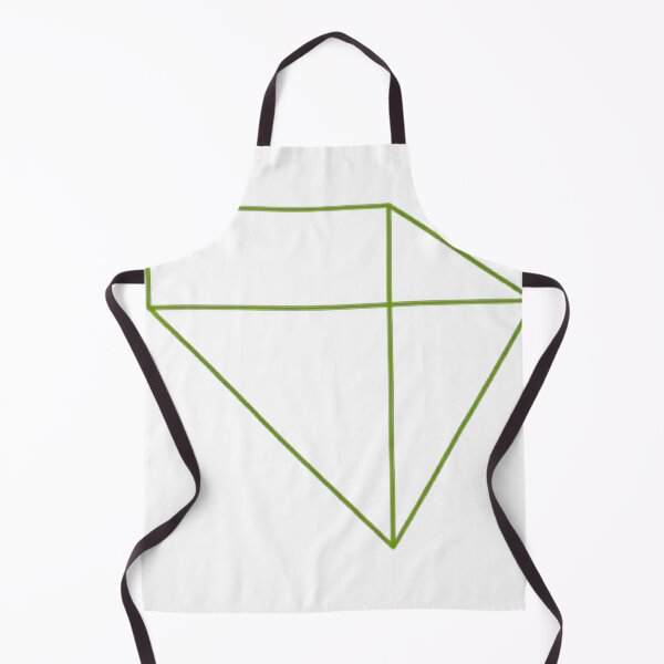 Item preview, Green Abstract Crystal Outline designed and sold by Lovely Elen.
