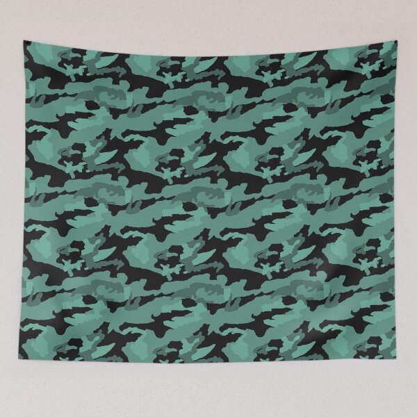 Item preview, Black And Green Camo Pattern Seamless designed and sold by pattern-archive.