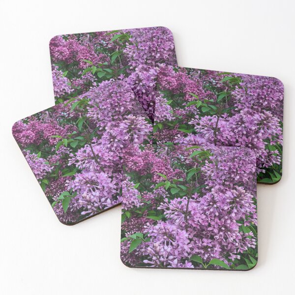Item preview, Purple lilacs - romantic purple Spring flowering scrub designed and sold by hollycooper.