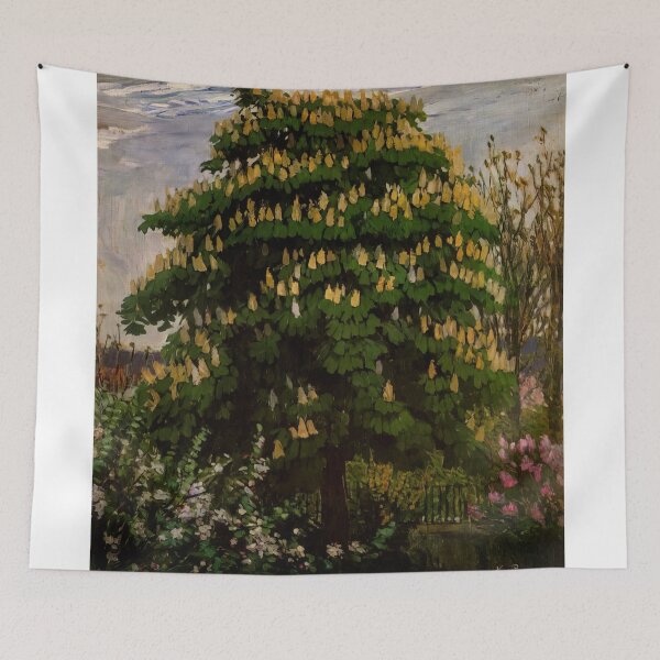 Item preview, the chestnut tree in blossom  - Original Paintings by Frantisek Kupka, Frantisek Kupka Abstract Art designed and sold by OilArtLittle.