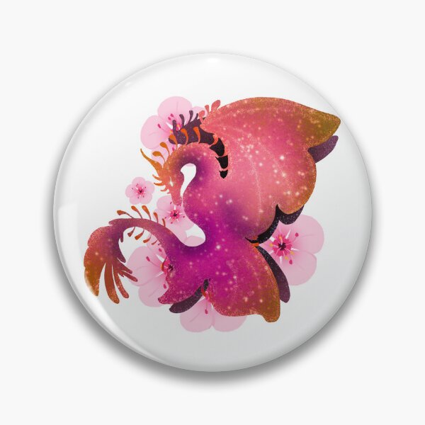 Item preview, colorful red flower dragon designed and sold by TalonessCstudio.