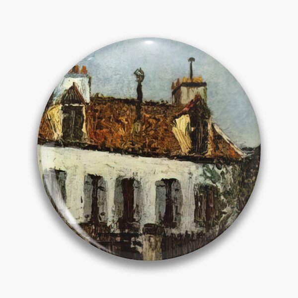 Item preview, Maurice Utrillo - House In The Suburbs Of Paris designed and sold by melaartni.