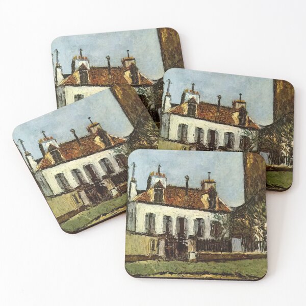 Item preview, Maurice Utrillo - House In The Suburbs Of Paris designed and sold by melaartni.