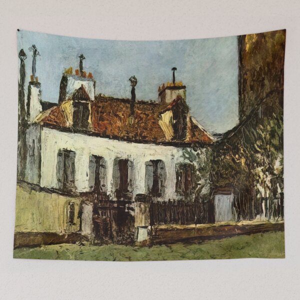 Item preview, Maurice Utrillo - House In The Suburbs Of Paris designed and sold by melaartni.