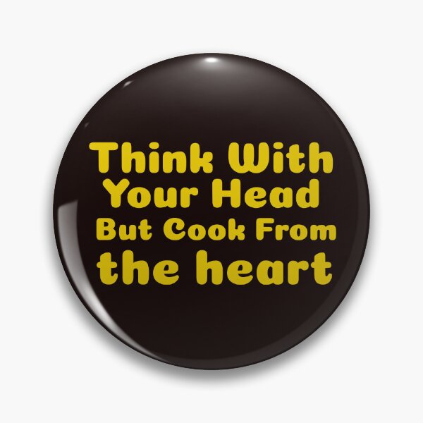 Item preview, Think With Your Head But Cook From the heart designed and sold by Beverly Kempf.