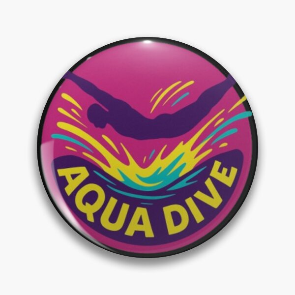 Item preview, Aqua Dive – Diving Design | Dive Deep, Underwater Adventure & Ocean Sport designed and sold by Typologystudios.