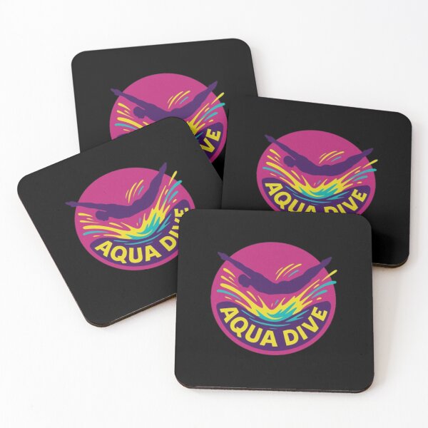 Item preview, Aqua Dive – Diving Design | Dive Deep, Underwater Adventure & Ocean Sport designed and sold by Typologystudios.
