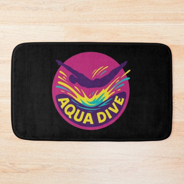 Item preview, Aqua Dive – Diving Design | Dive Deep, Underwater Adventure & Ocean Sport designed and sold by Typologystudios.