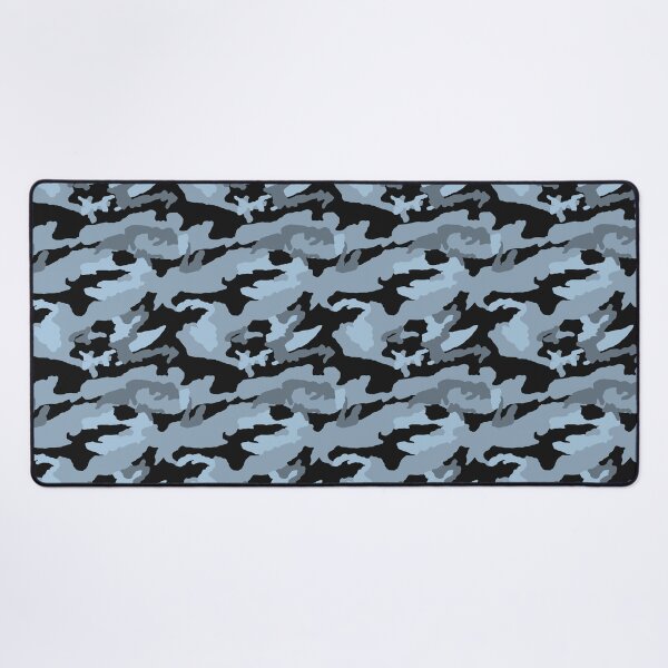 Item preview, Black And Ice Blue Camo Pattern Seamless designed and sold by pattern-archive.