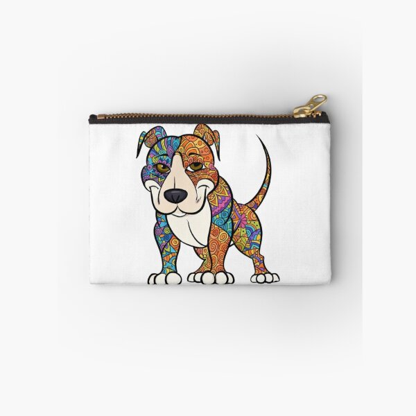 Item preview, Colorful and Fun Pit Bull designed and sold by PaintedbyCarol.