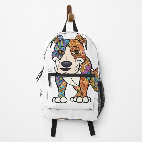Item preview, Colorful and Fun Pit Bull designed and sold by PaintedbyCarol.