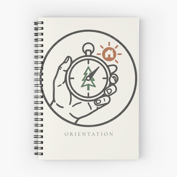 Item preview, Orientation - Minimalist Stoic Compass Illustration designed and sold by MateuszRogacki.