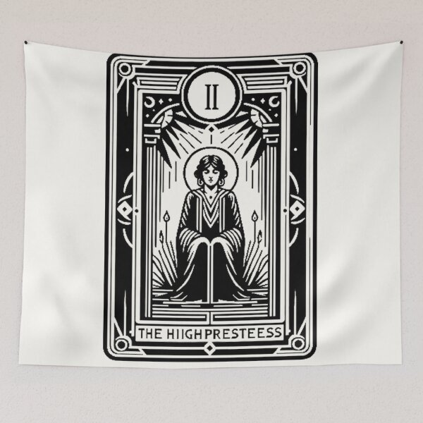 Item preview, The High Priestess tarot card designed and sold by Roberta Calabrese.