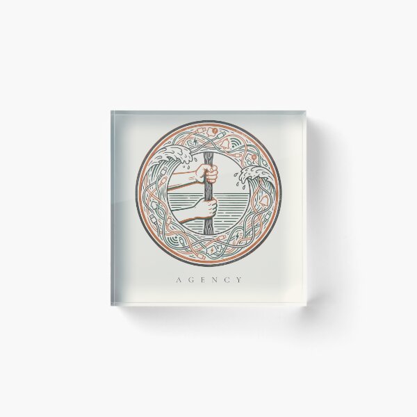 Item preview, Agency - Stoic Hands Minimalist Action Design designed and sold by MateuszRogacki.