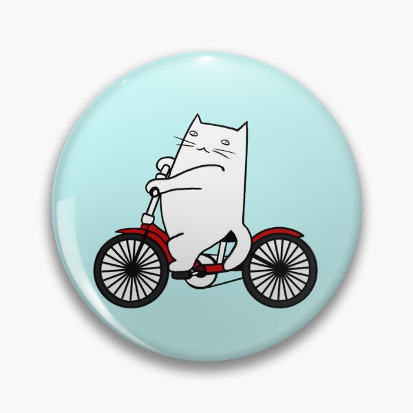 Item preview, Cat riding bicycle designed and sold by eri-morie.
