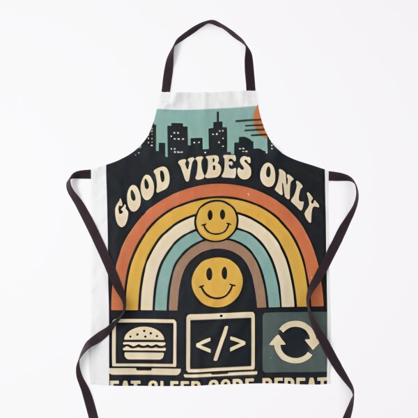 Item preview, Retro Eat Sleep Code Repeat - Good Vibes Only EditionRetro Eat Sleep Code Repeat - Good Vibes Only Edition designed and sold by RickyStick.