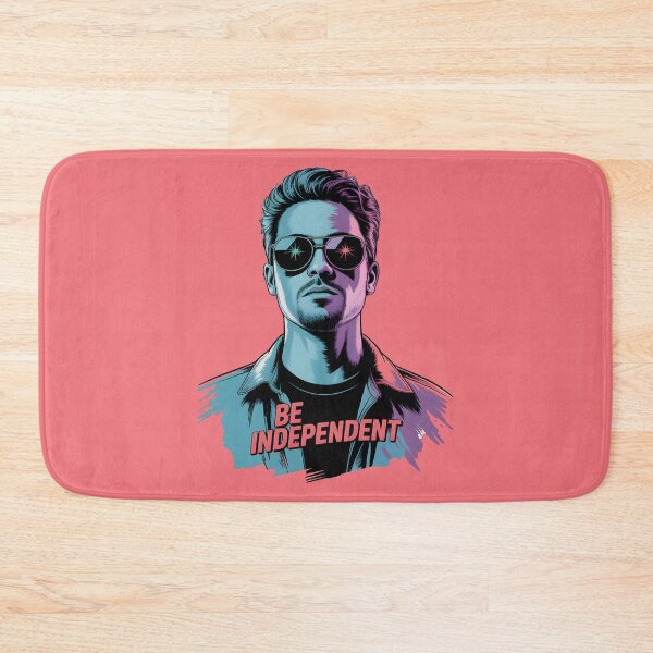 Item preview, Be Independent Retro Neon Portrait designed and sold by MARK-ZONE.