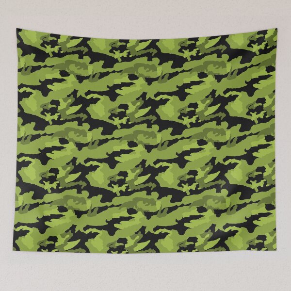 Item preview, Black And Lime Camo Pattern Seamless designed and sold by pattern-archive.