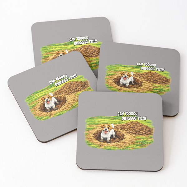 Item preview, Small dog digging designed and sold by muddiver.