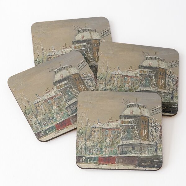 Item preview, Maurice Utrillo - Moulin De La Galette Under The Snow 1 designed and sold by melaartni.