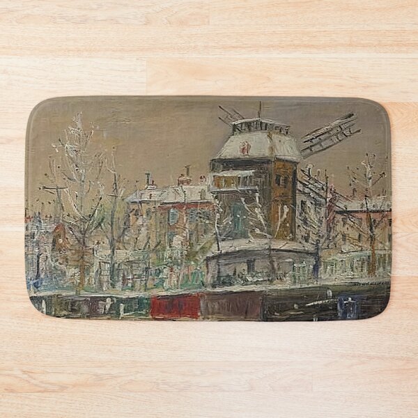 Item preview, Maurice Utrillo - Moulin De La Galette Under The Snow 1 designed and sold by melaartni.
