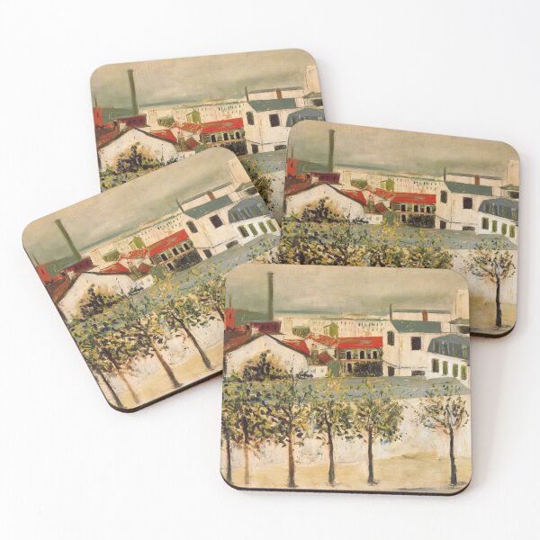 Item preview, Maurice Utrillo - Paris Suburbs designed and sold by melaartni.