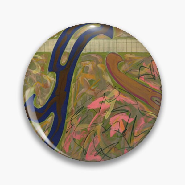 Item preview, green solitaire 1981 - Original Paintings by Frank Stella, Frank Stella Geometric Abstract Art designed and sold by OilArtLittle.