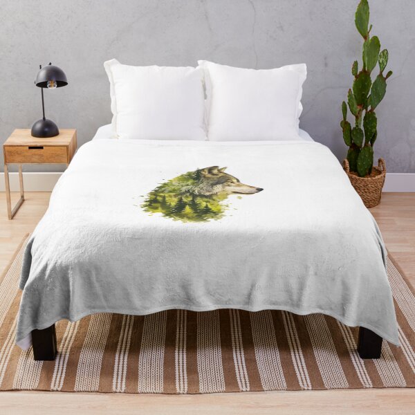 Item preview, Forest Spirit Wolf Double Exposure designed and sold by Christian Weiss.