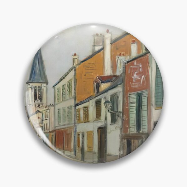 Item preview, Maurice Utrillo - Rue Jean Durand Et Eglise Stains Seine Saint Denis 1940 designed and sold by melaartni.