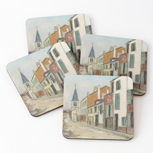 Item preview, Maurice Utrillo - Rue Jean Durand Et Eglise Stains Seine Saint Denis 1940 designed and sold by melaartni.