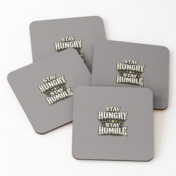 Artikelvorschau, Stay Hungry Stay Humble Typo-Design entworfen und verkauft von VirellaPrints.