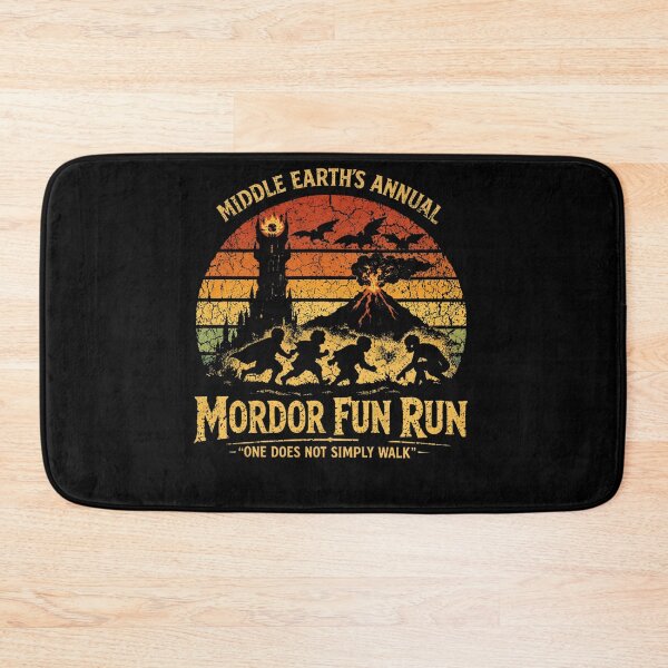 Artikelvorschau, Lustiges Wettrennen nach Mordor – man geht nicht einfach zu Fuß. Witziges Wander-T-Shirt entworfen und verkauft von Nerdventure.