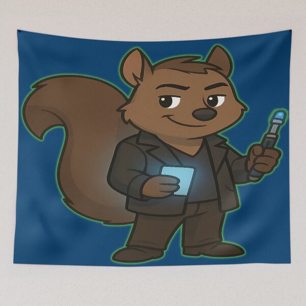Item preview, Dr Squirrel - The Tenth Regeneration  designed and sold by SecretSquirrellDesigns.