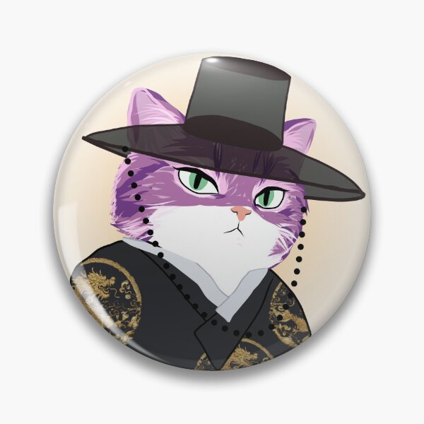 Item preview, Lil Meow Meow in a Hanbok designed and sold by HereNotHere.