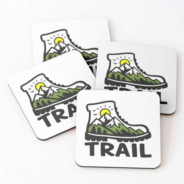 Item preview, Trail Hiking Boot Mountain designed and sold by SnappyPNG.