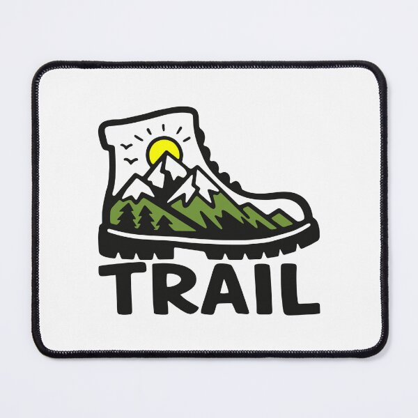 Item preview, Trail Hiking Boot Mountain designed and sold by SnappyPNG.