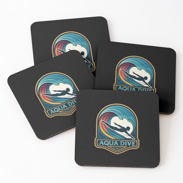 Item preview, Aqua Dive 2 – Diving Design | Dive Deep, Underwater Adventure & Ocean Sport designed and sold by Typologystudios.