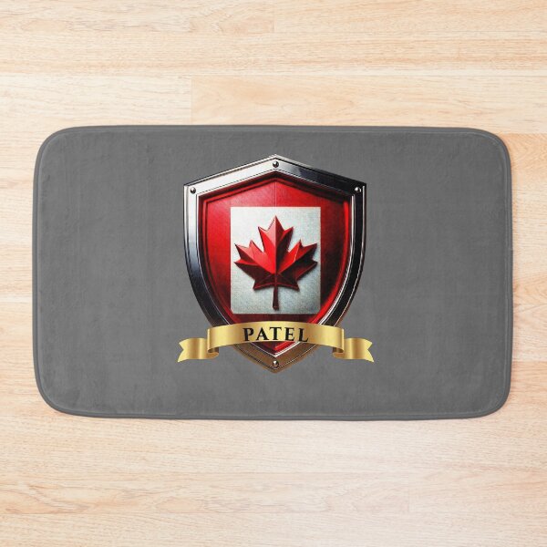 Item preview, Patel Canada Surname Shield designed and sold by Highlandkings.