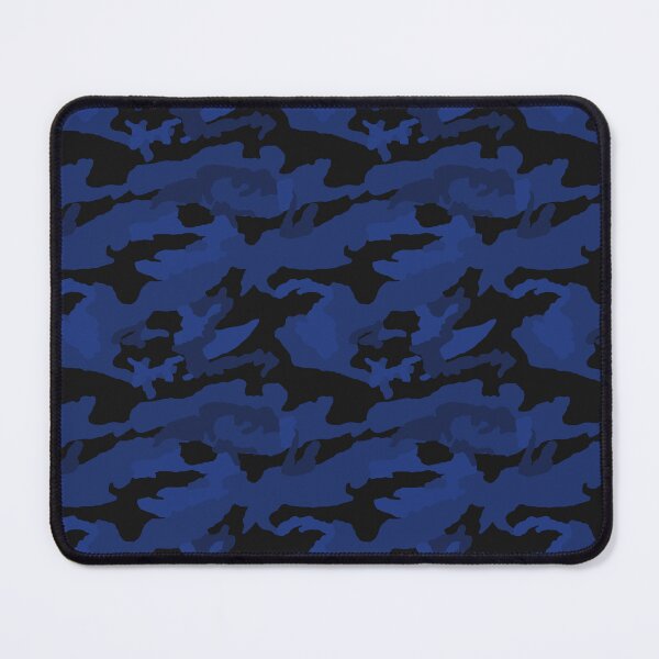 Item preview, Black And Royal Blue Camo Pattern Seamless designed and sold by pattern-archive.