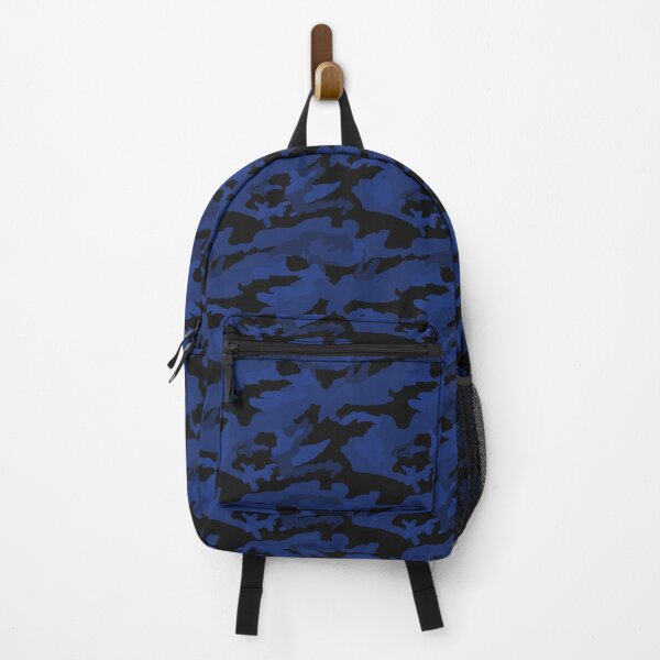 Item preview, Black And Royal Blue Camo Pattern Seamless designed and sold by pattern-archive.