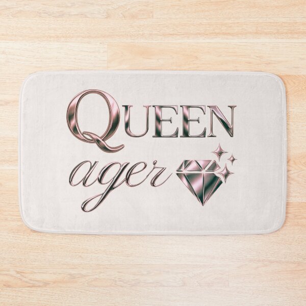 Item preview, Queen Ager – Rose Chrome Diamond Design designed and sold by ScanMood.