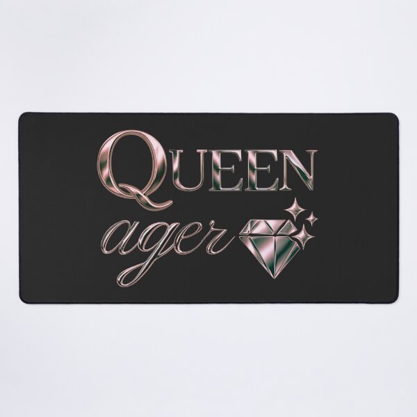 Item preview, Queen Ager – Rose Chrome Diamond Design designed and sold by ScanMood.