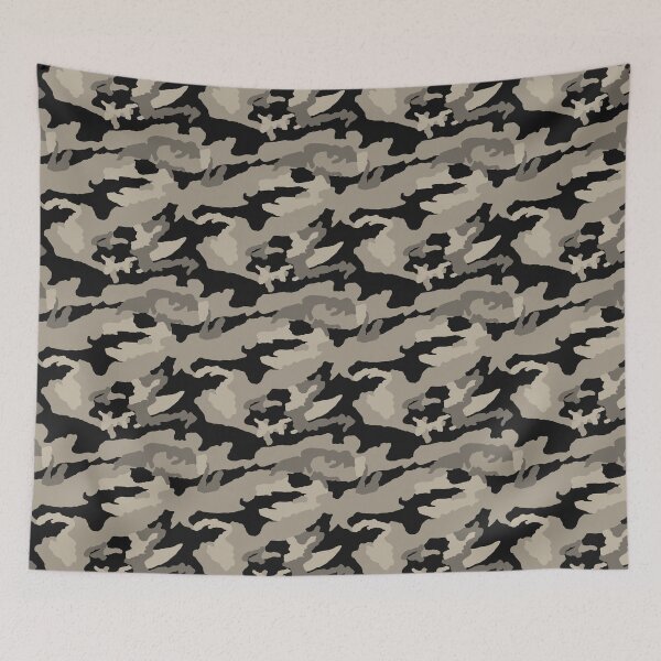 Item preview, Black And Sand Camo Pattern Seamless designed and sold by pattern-archive.