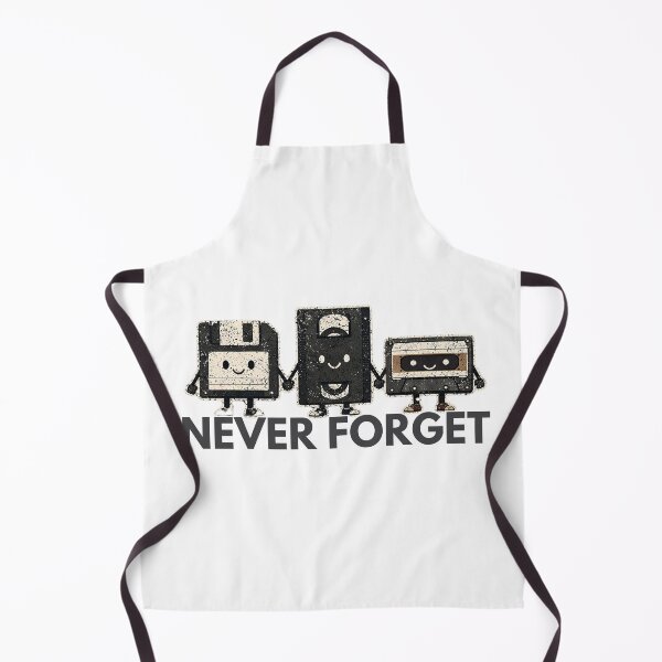 Item preview, Never Forget - Funny 80s 90s Technology Design designed and sold by Nerdventure.