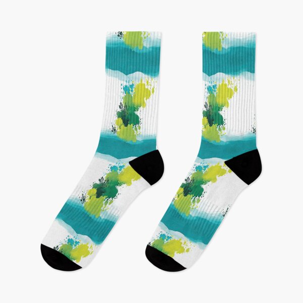 Item preview, Teal and Green Minimalist Paint Wash designed and sold by Piotrek0001.