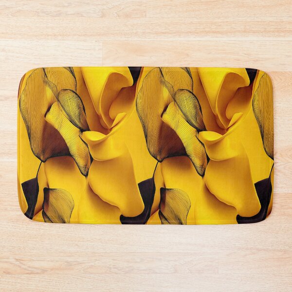 Item preview, Golden Yellow Flowing Silk Texture designed and sold by Piotrek0001.