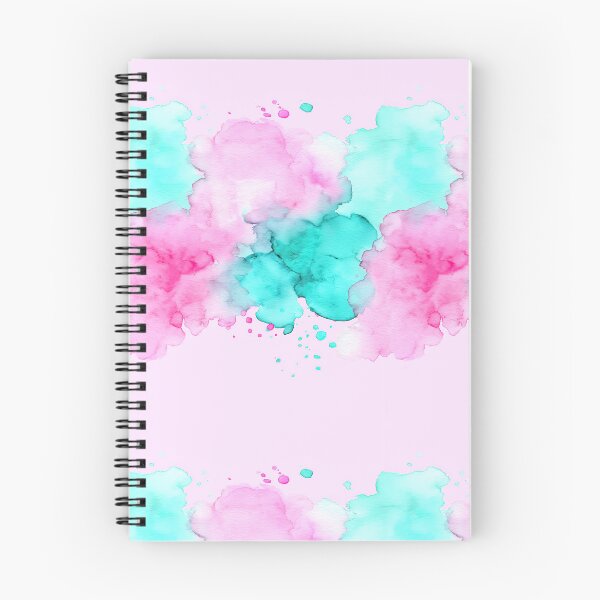 Item preview, Pink and Teal Pastel Watercolor Splash designed and sold by Piotrek0001.